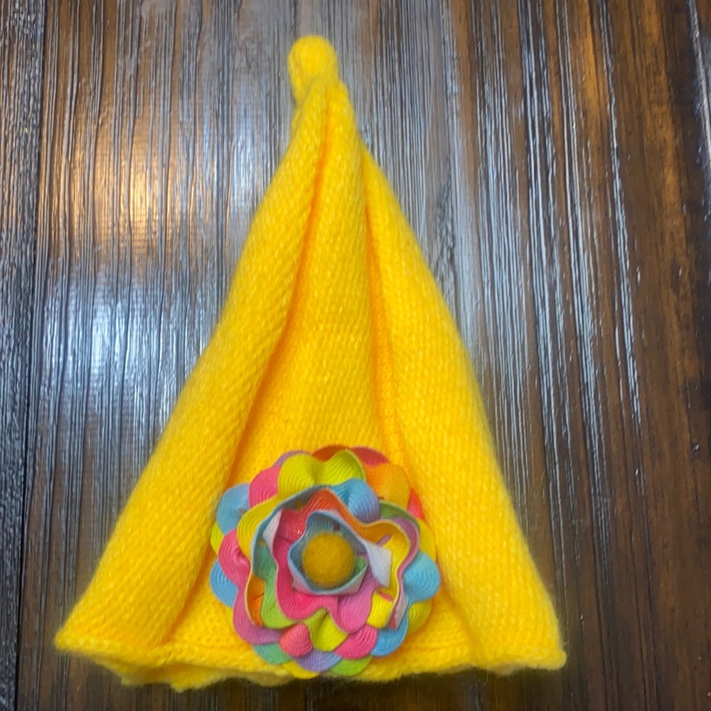 Pointy beanie hat